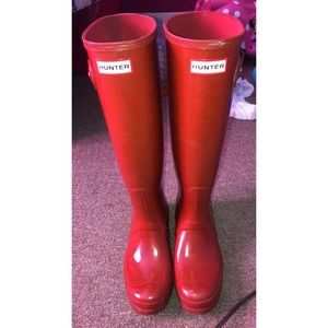Women’s Tall Gloss Hunter Boots